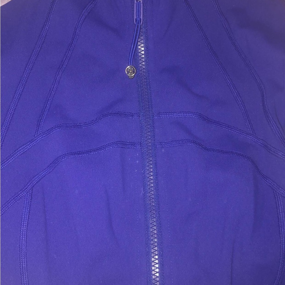 Deep Blue Zip-Up Active Jacket